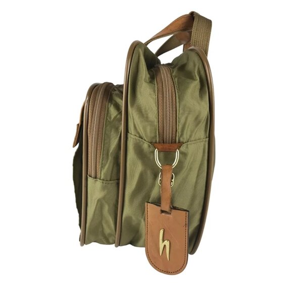 Hartmann Luggage Unisex Beige‎ Brown Top Handle Carry On Expandable Shoulder Bag - Picture 2 of 13